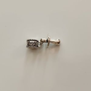 BABY Pacifier Charm for European Style Bracelets Fits Pandora Systems